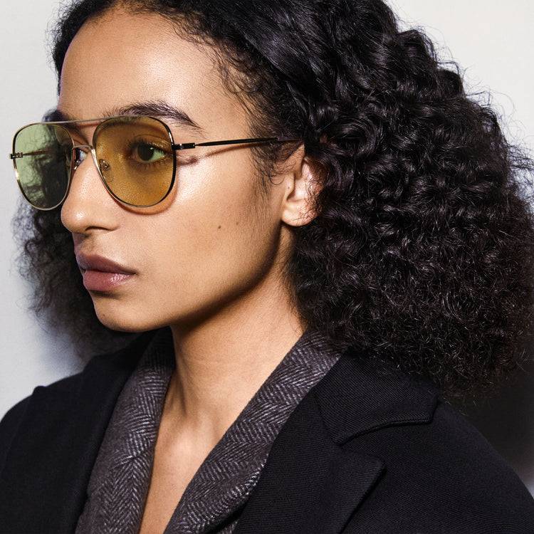 Pilgrim DALLAS Sonnenbrille Gelb/Gold