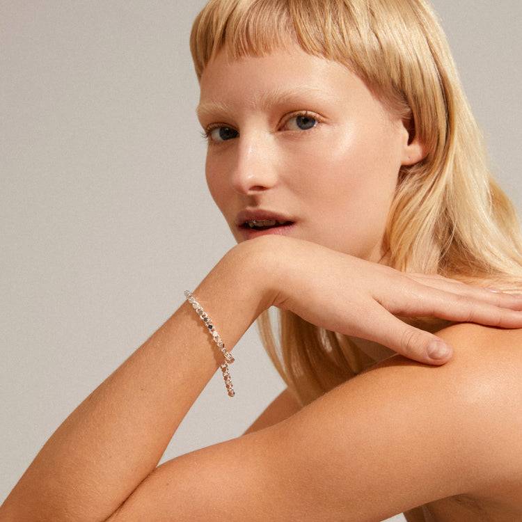 Pilgrim DESIREE Recyceltes Armband Versilbert