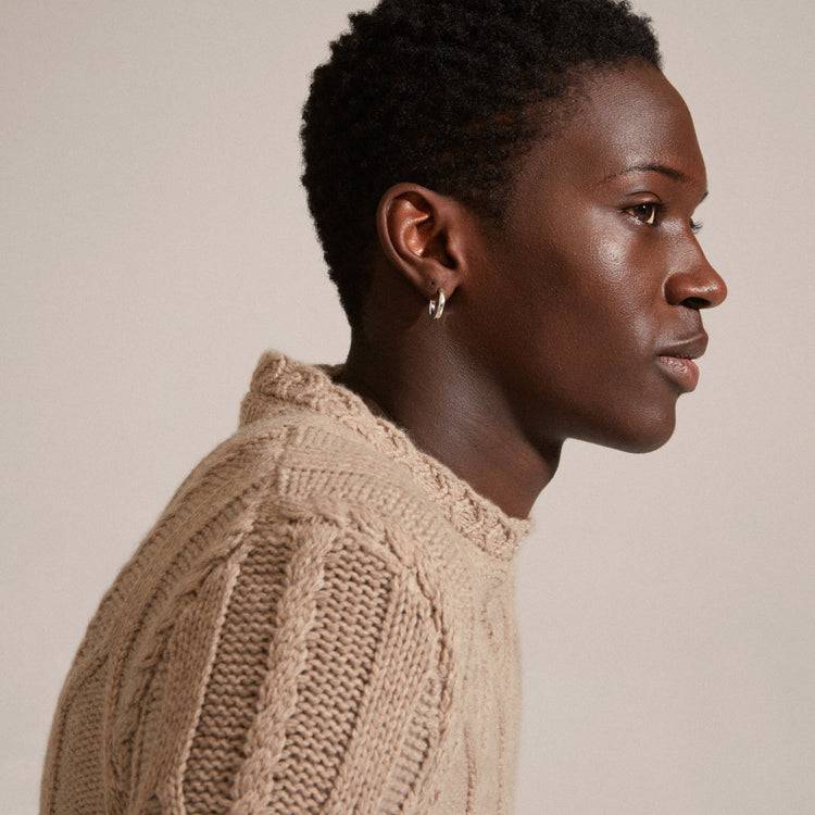 Pilgrim DOLAG Recycelte Ohrringe, Versilbert