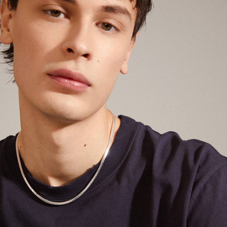 Pilgrim DOMINIQUE Recycelte Halskette Versilbert