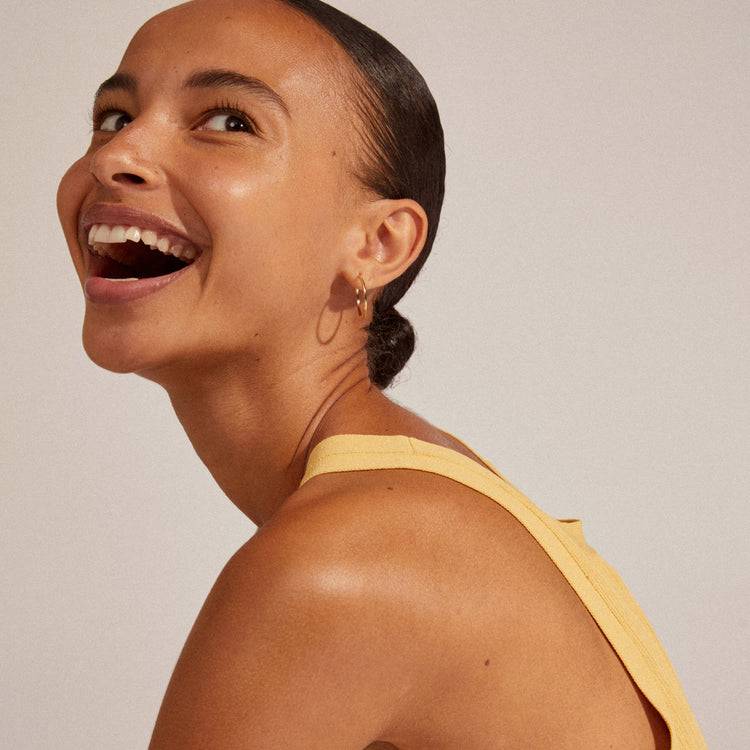 Pilgrim EANNA Recycelte, Große Creolen, Vergoldet