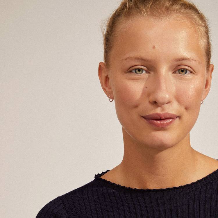 Pilgrim EANNA Recycelte, Kleine Creolen, Versilbert