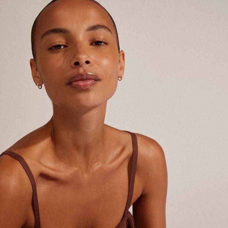 Pilgrim EBNA Kleine Kristall-Creolen, Versilbert