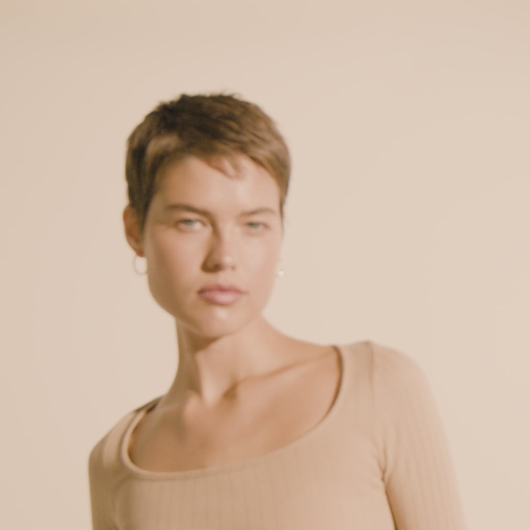 Pilgrim EBNA Maxi-Kristall-Creolen, Versilbert