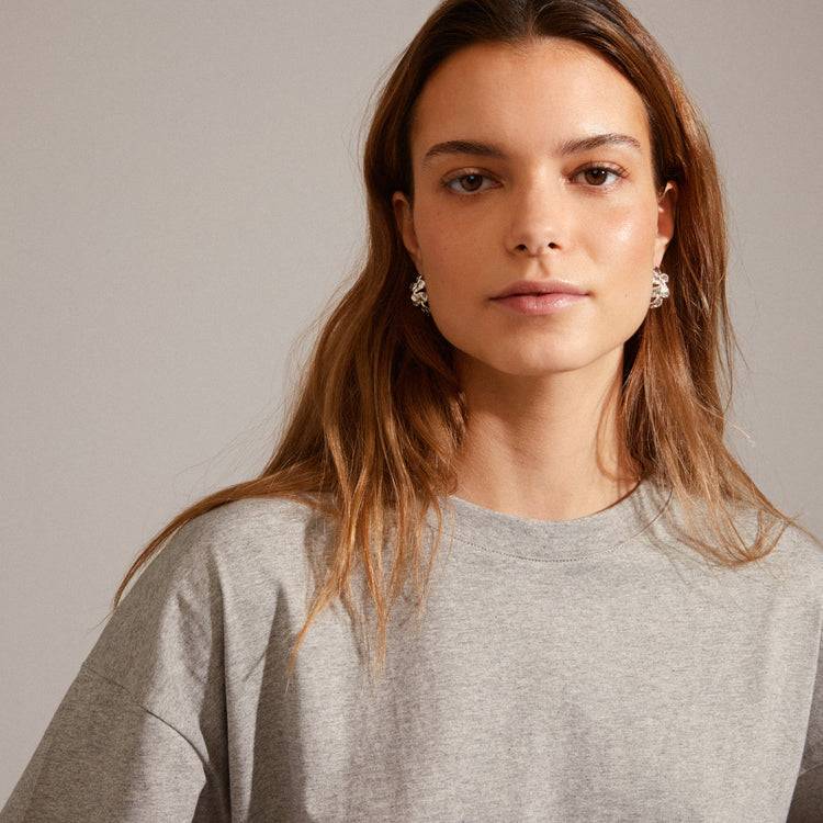 Pilgrim ECHO Recycelte Creolen Versilbert