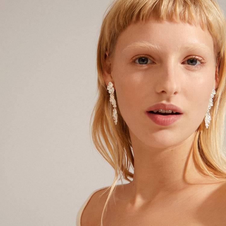 Pilgrim ECHO Recycelte Ohrringe Versilbert