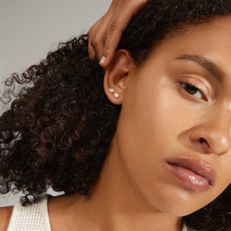 Pilgrim EDIL Süßwasserperlen-Ohrringe 3-in-1-Set