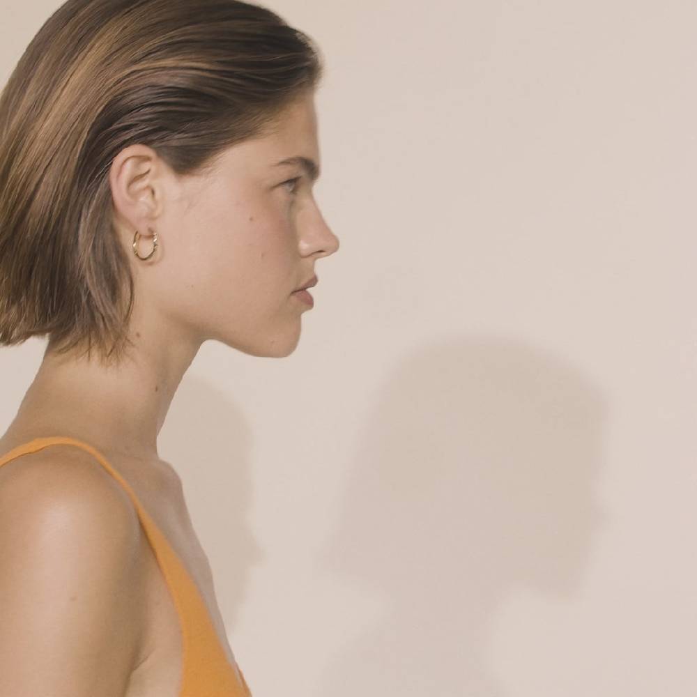 Pilgrim EDURNE Kristall-Creolen, Vergoldet