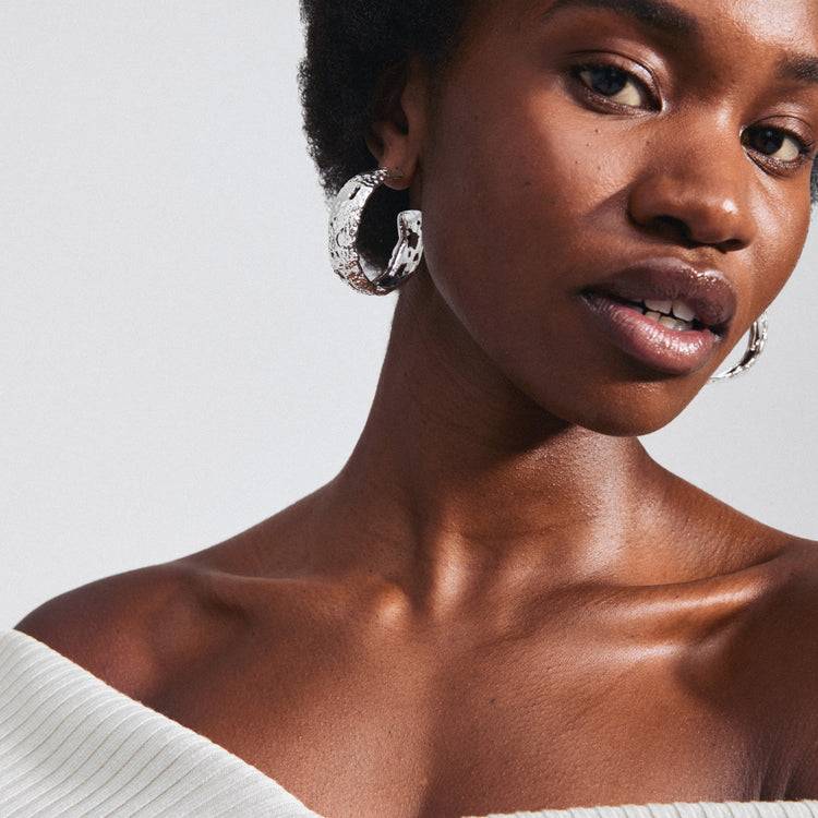 Pilgrim ELENI Recycelte Ohrringe Versilbert