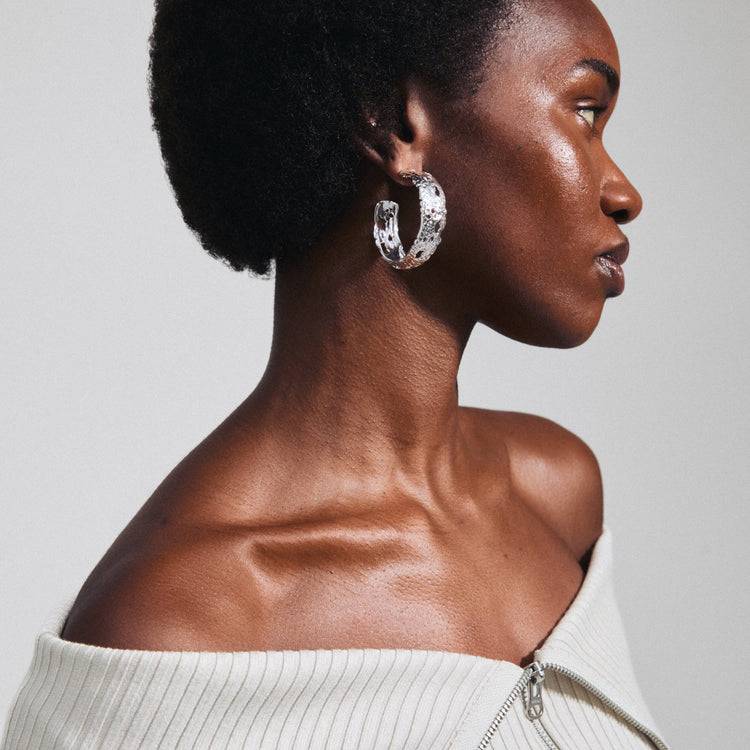 Pilgrim ELENI Recycelte Ohrringe Versilbert