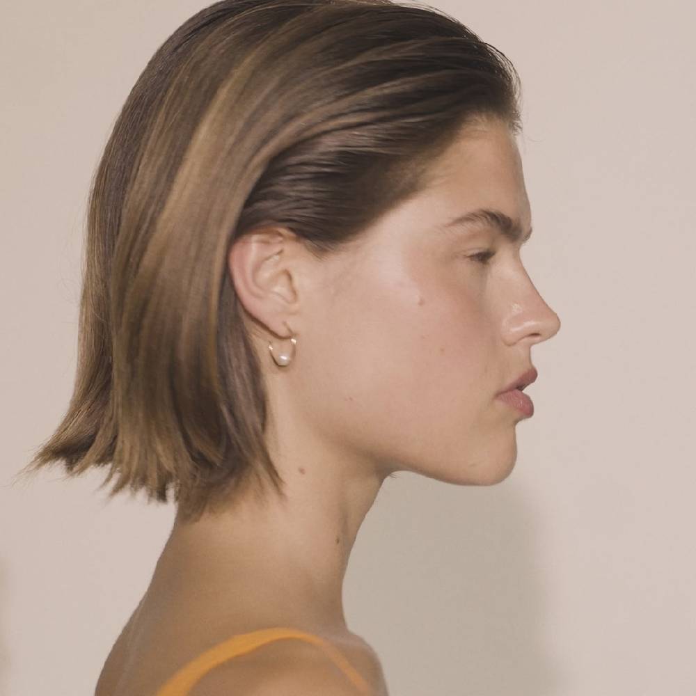 Pilgrim ELINE Recycelte Perlen-Creolen, Vergoldet