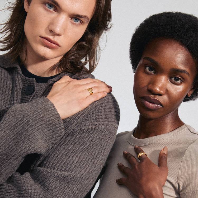 Pilgrim ELISSA Recycelter Ring Vergoldet