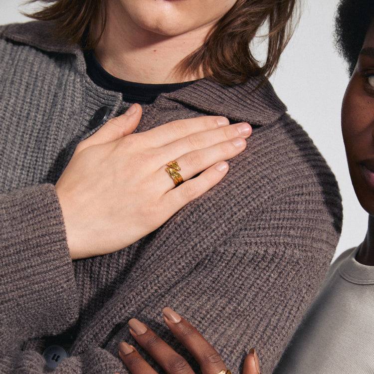 Pilgrim ELISSA Recycelter Ring Vergoldet