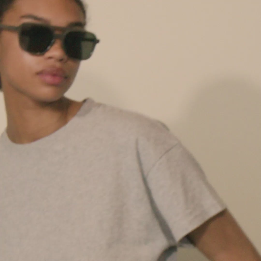 Pilgrim ELODIE Piloten-Sonnenbrille Grau