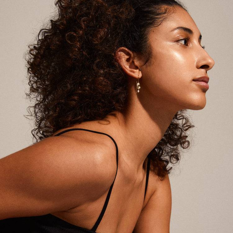 Pilgrim EMILIE Kettenohrringe, Vergoldet