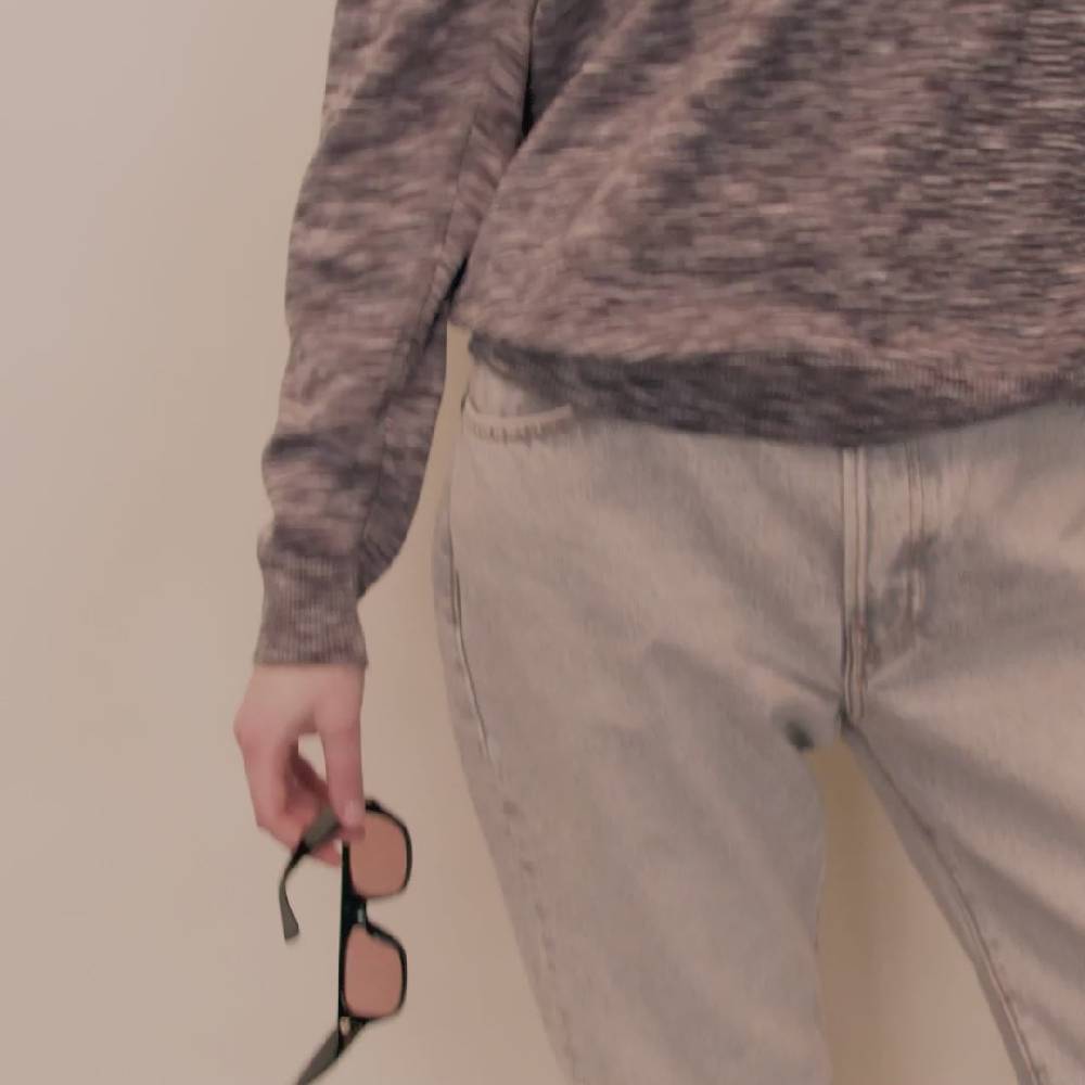 Pilgrim ENIEL Recycelte Sonnenbrille Schwarz/Gold