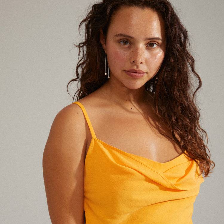 Pilgrim EUONIA Perl-Kettchenohrringe, Versilbert