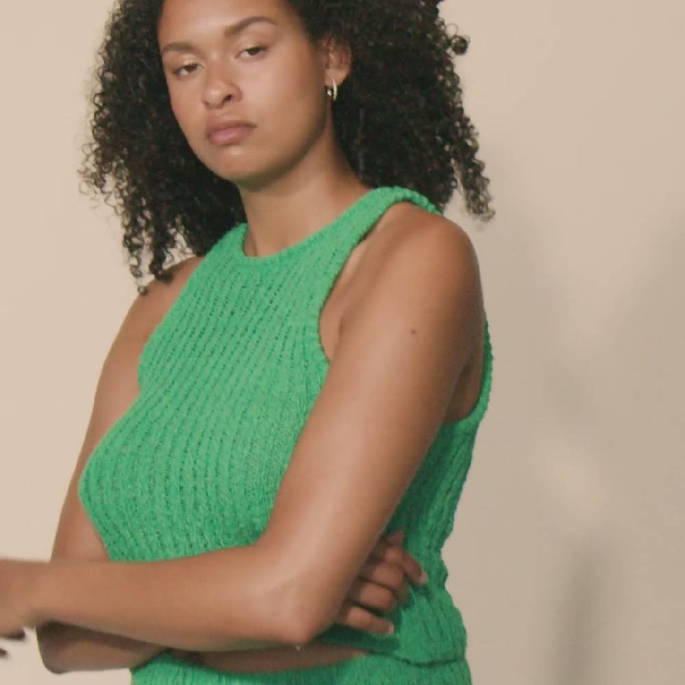 Pilgrim EZO Verdrehte Kristall-Creolen, Vergoldet