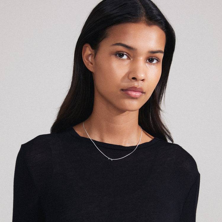 Pilgrim FAITH Recycelte Halskette Versilbert