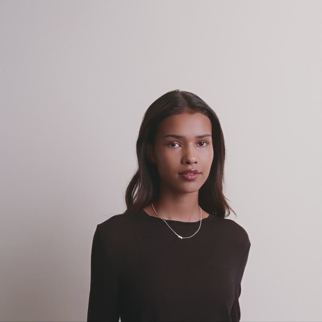 Pilgrim FAITH Recycelte Halskette Versilbert