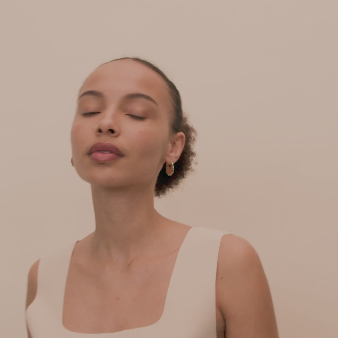 Pilgrim FLOW Recycelte Creolen Vergoldet