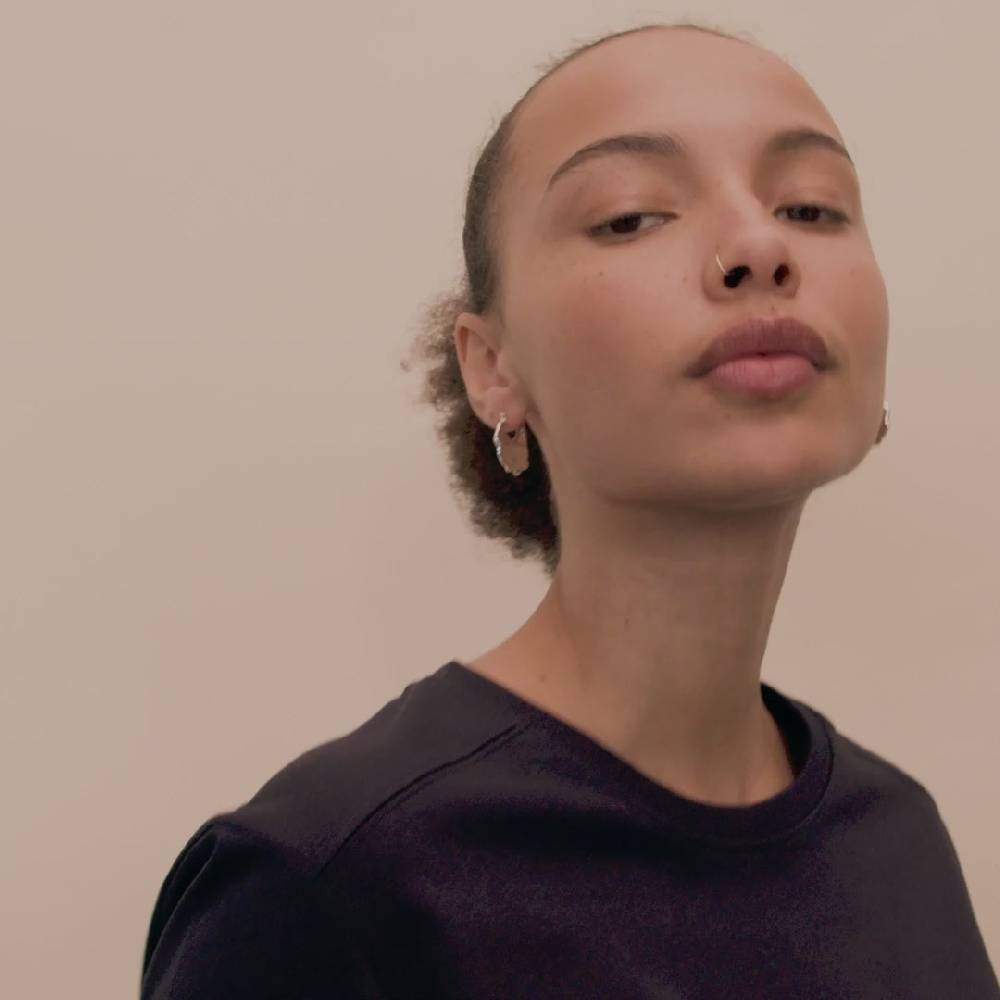 Pilgrim FLOW Recycelte Creolen Versilbert