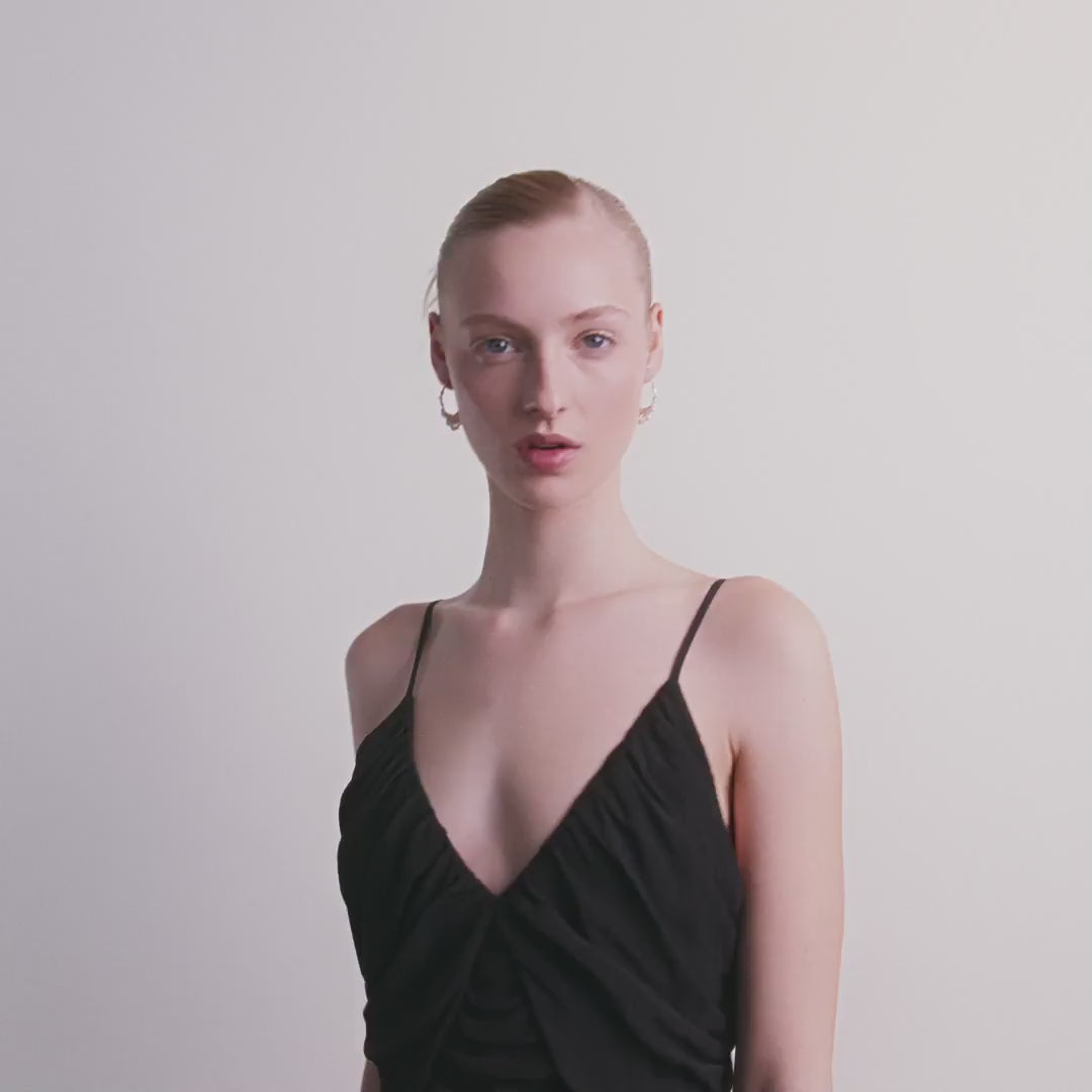 Pilgrim FOCUS Recycelte Creolen Versilbert