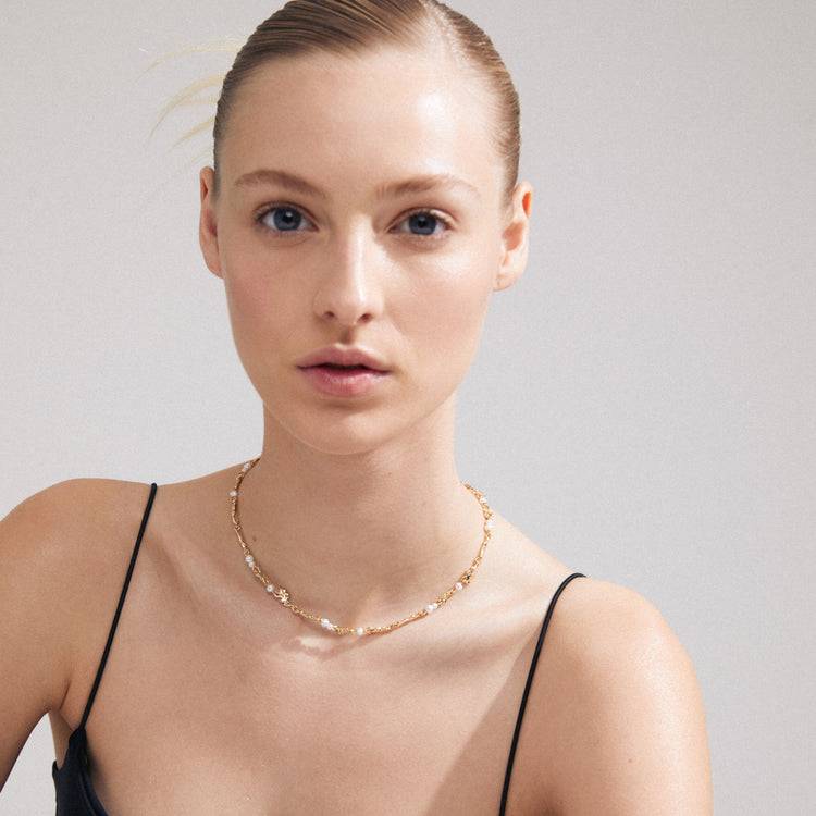 Pilgrim FOCUS Recycelte Halskette Vergoldet