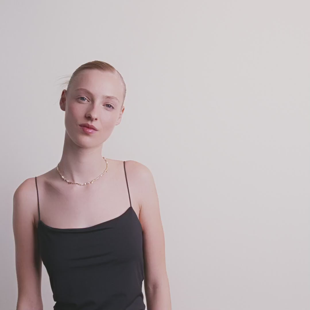 Pilgrim FOCUS Recycelte Halskette Vergoldet