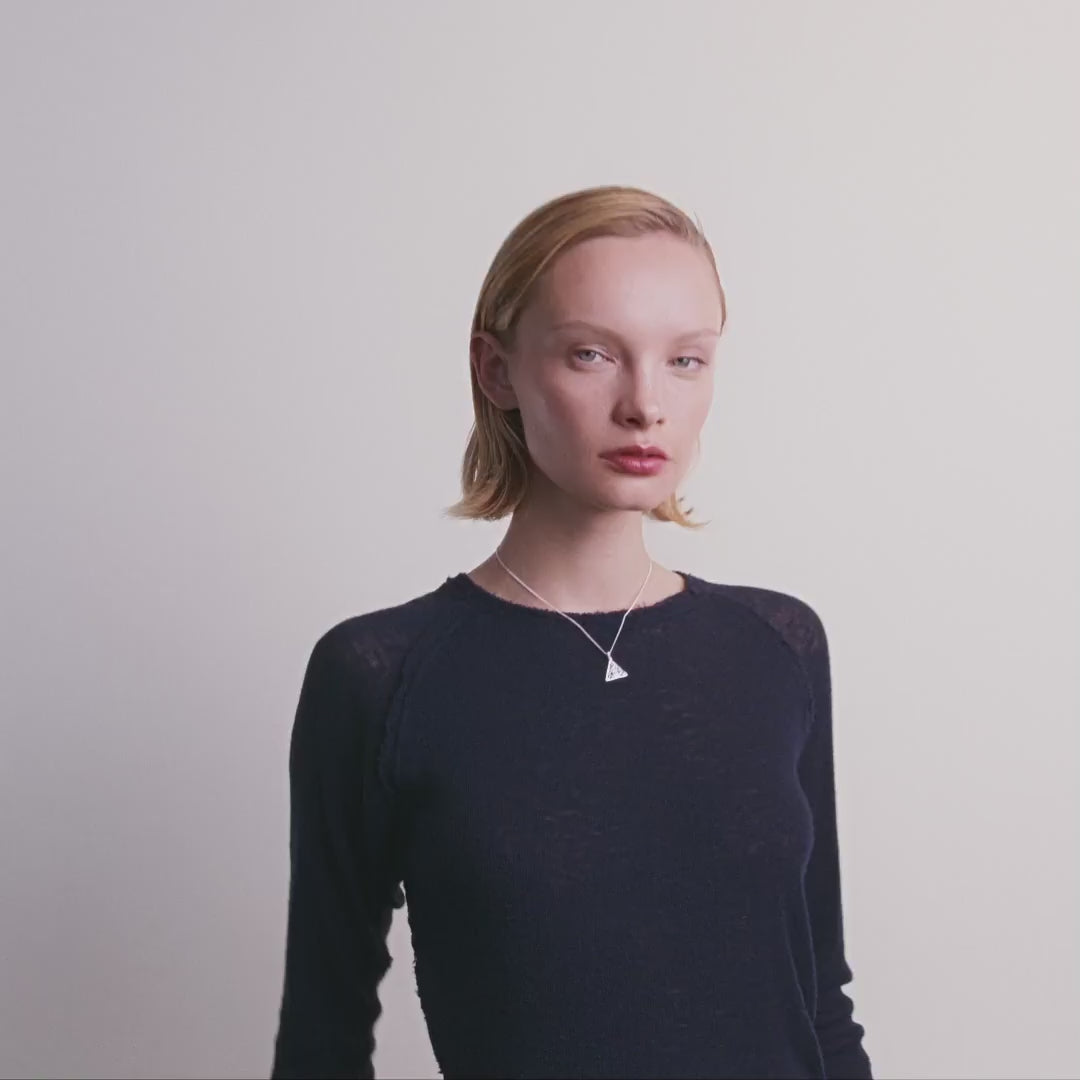 Pilgrim FOCUS Recycelte Halskette Versilbert