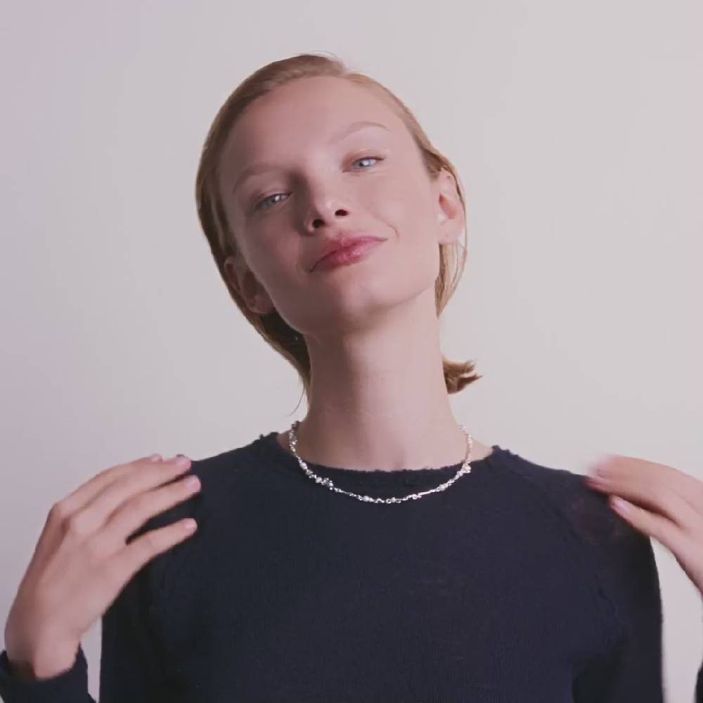 Pilgrim FOCUS Recycelte Halskette Versilbert