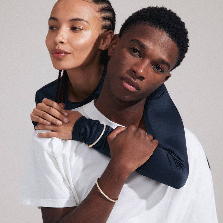 Pilgrim FOCUS Recycelter Armreif Vergoldet