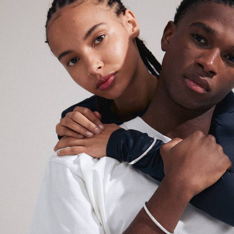 Pilgrim FOCUS Recycelter Armreif Versilbert