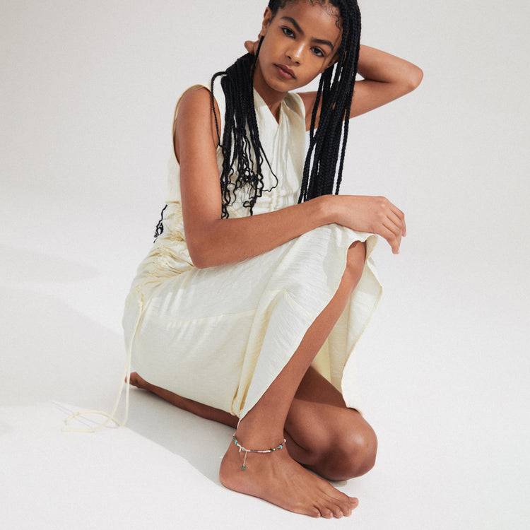 Pilgrim FORCE Fußkettchen Mehrfarbig/Versilbert