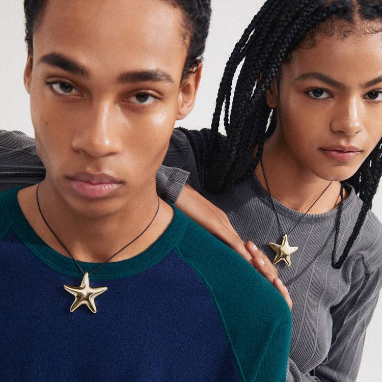 Pilgrim FORCE Recycelte Halskette, Vergoldet