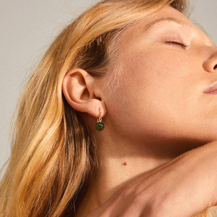 Pilgrim GOLDIE Grüne Ohrringe Vergoldet