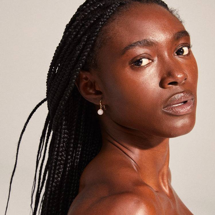 Pilgrim GOLDIE Rosa Ohrringe Vergoldet