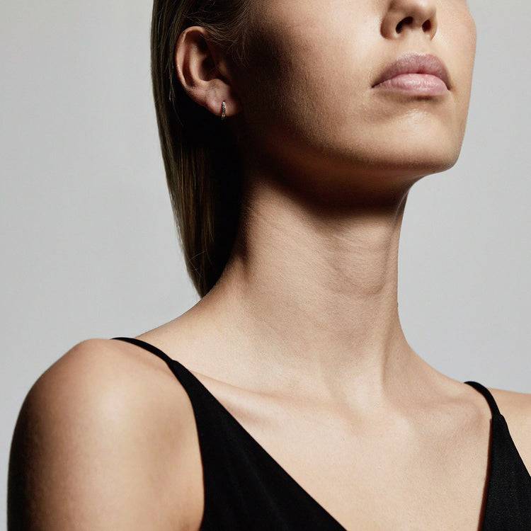 Pilgrim GRY Kristallohrringe, Vergoldet