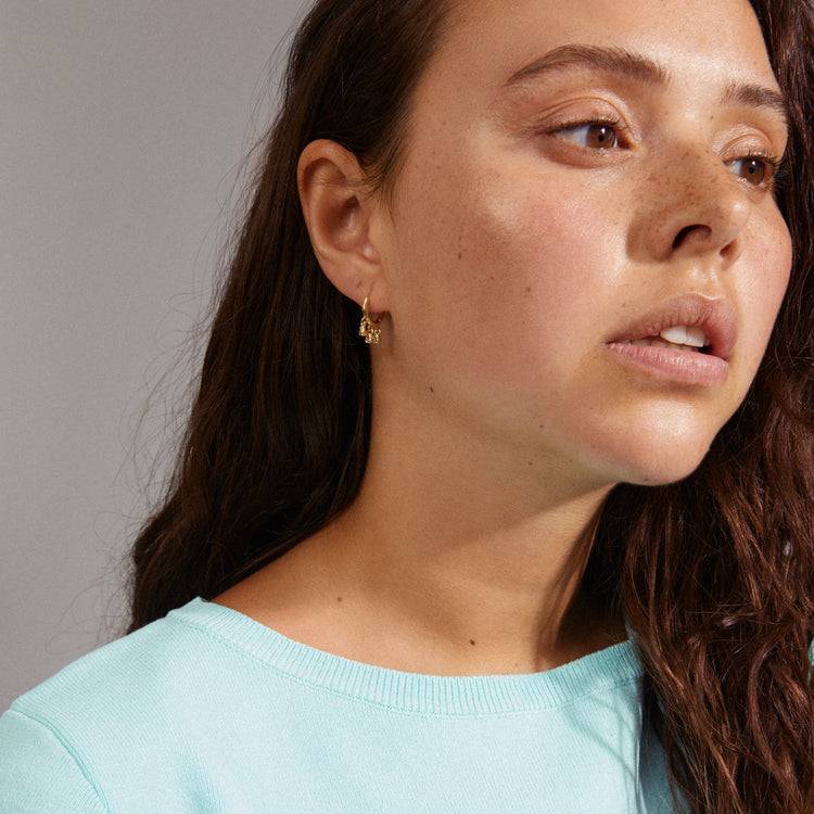 Pilgrim HALLIE Creolen, Vergoldet