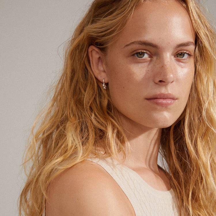 Pilgrim HALLIE Creolen, Versilbert