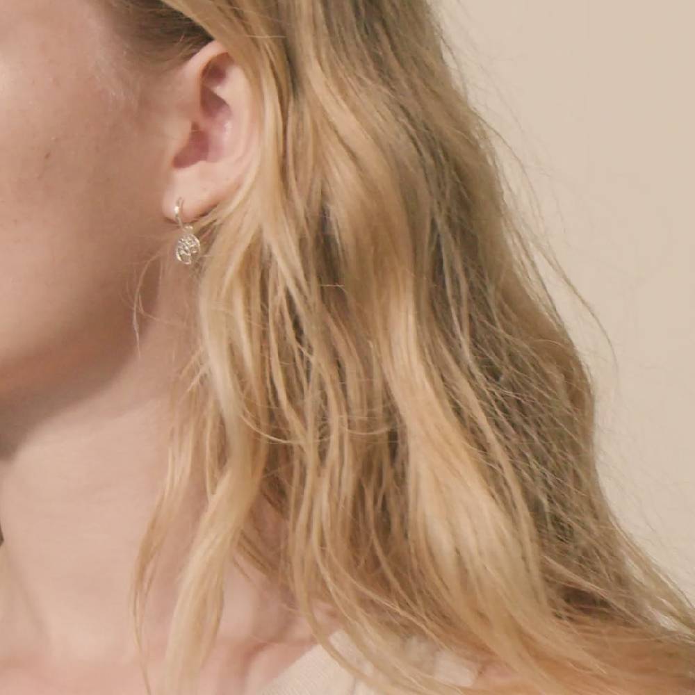 Pilgrim HALLIE Creolen, Versilbert