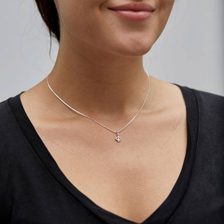 Pilgrim Halskette : Blaze : Versilbert : Kristall