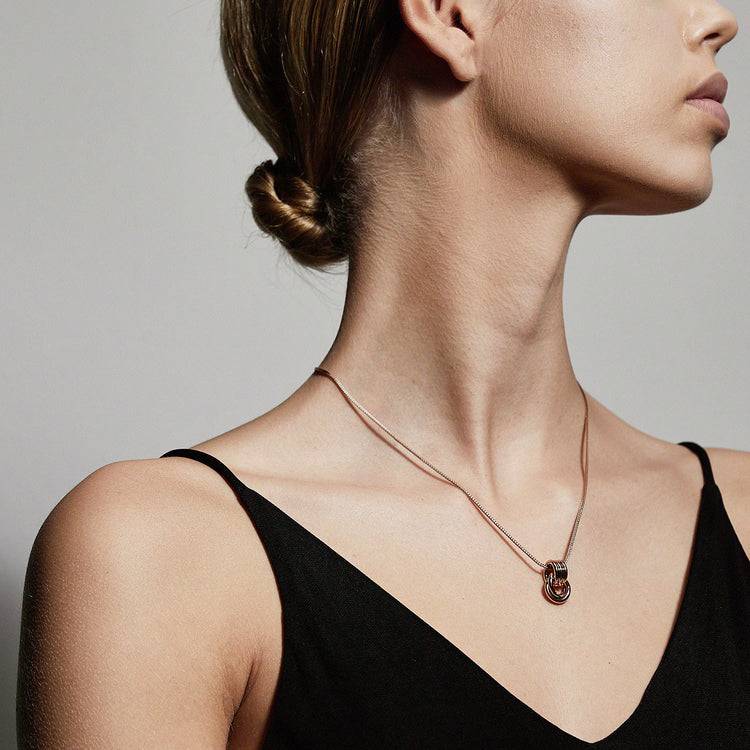 Pilgrim Halskette : Doris : Rosévergoldet