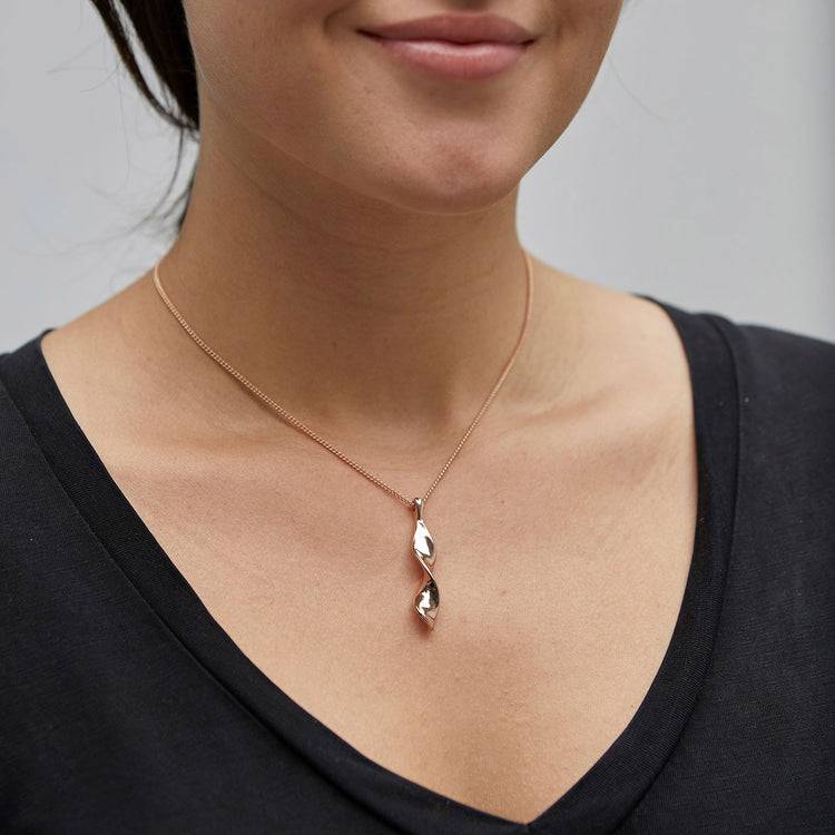 Pilgrim Halskette : Elaine : Rosévergoldet