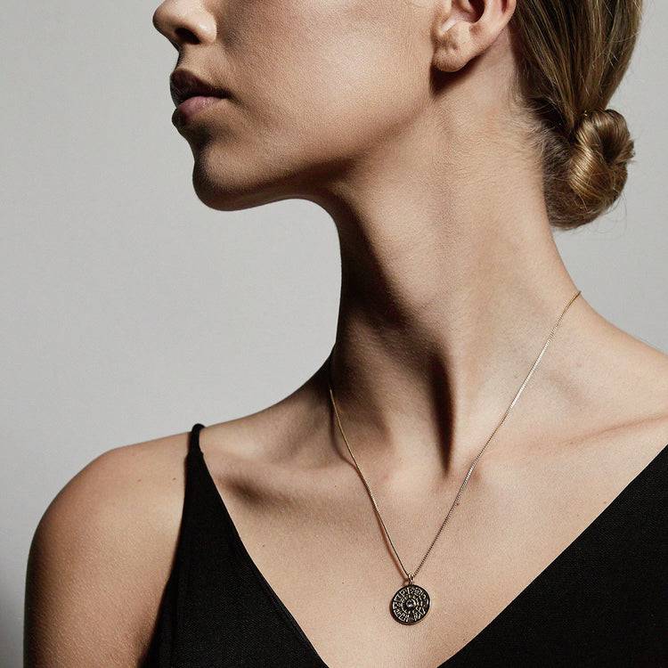 Pilgrim Halskette : Fia : Vergoldet : Kristall