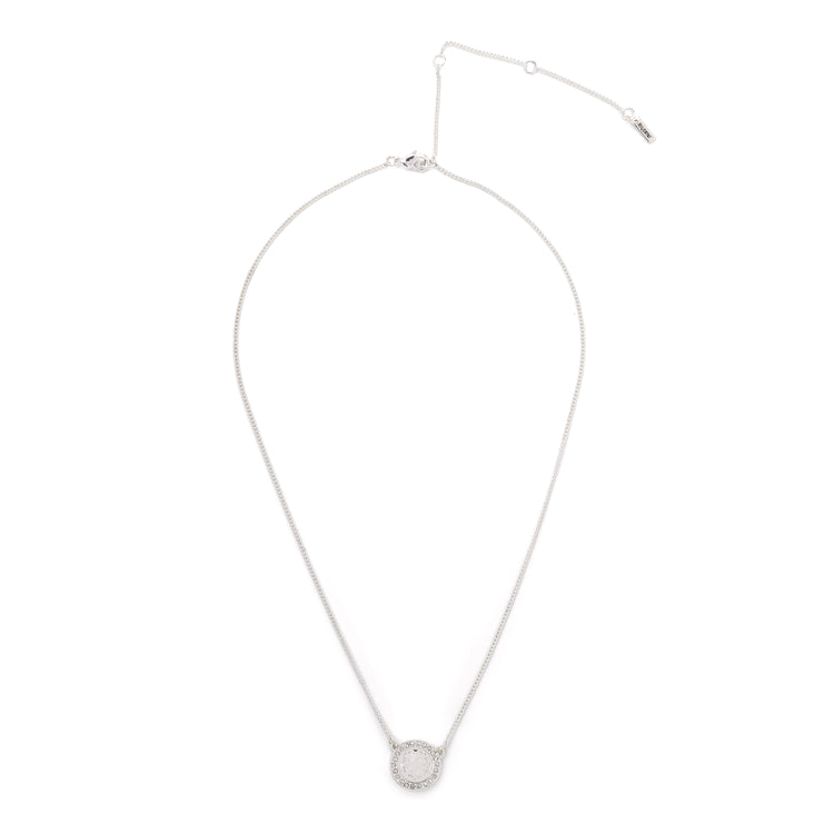 Pilgrim Halskette : Henrietta : Versilbert : Kristall