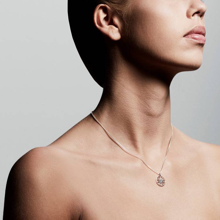 Pilgrim Halskette : Kaylee : Versilbert : Kristall