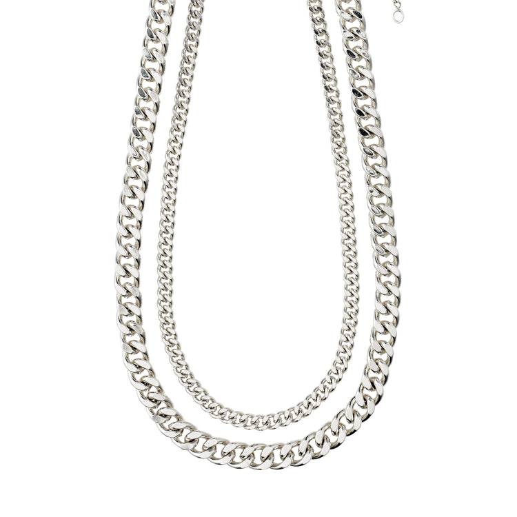 Pilgrim Halskette : Water : Versilbert