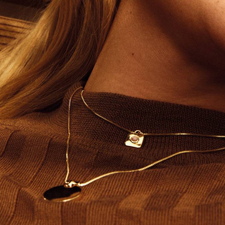 Pilgrim Halskette : Wisdom : Vergoldet : Rosa