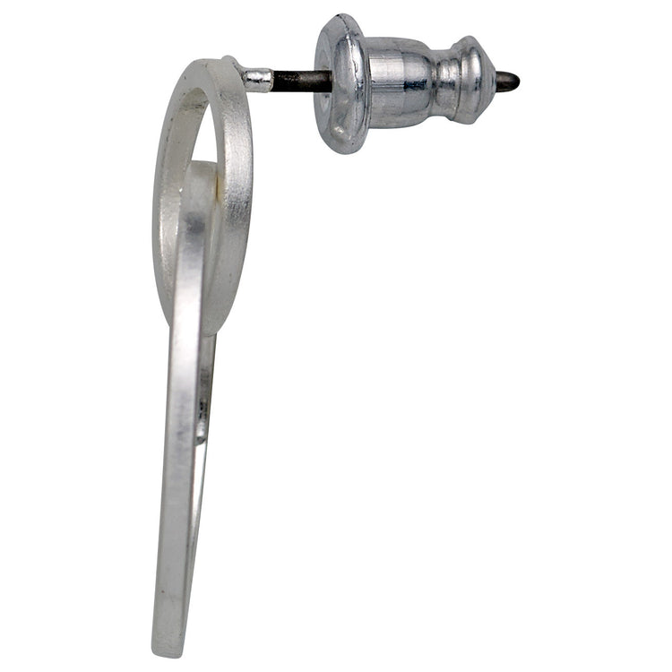 Pilgrim HARPER Recycelte Kettenohrringe, Versilbert